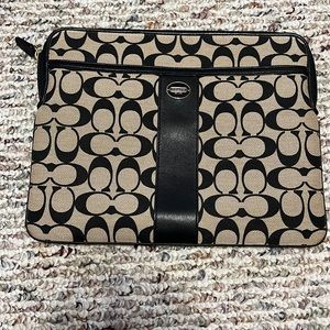 Coach small laptop/tablet bag or case